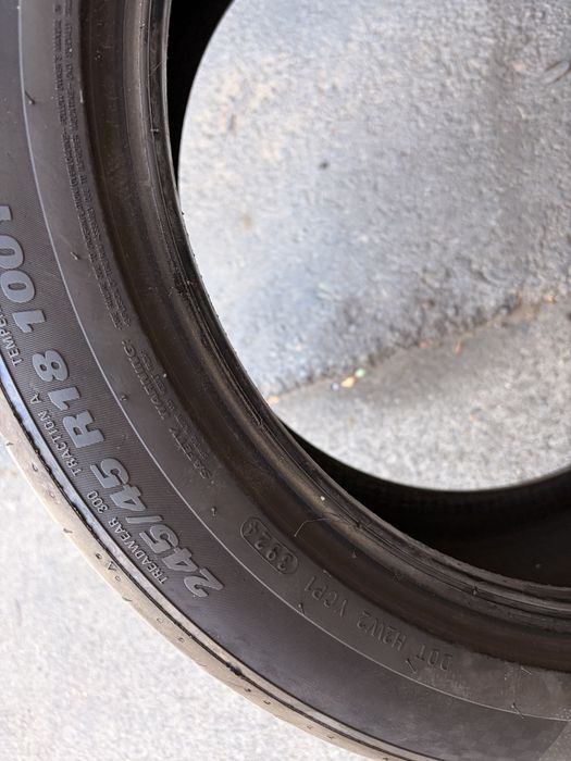 Set 2 anvelope second hand KUMHO ECSTA PS91 245 45 R 18 100Y DOT 3924