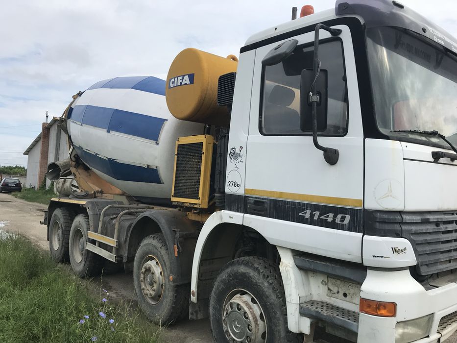 8x4 volvo fm12 , 8x 4 malaxor beton cifa mercedes