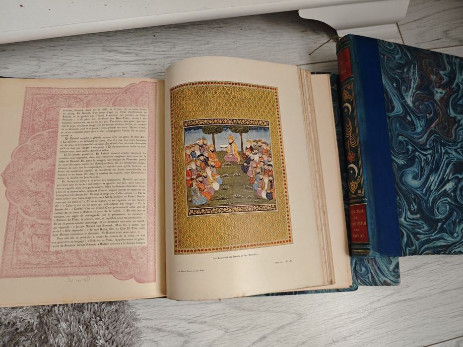 Set complet, o mie și una de nopți, 8 volume, Mardrus, 1904, LUX