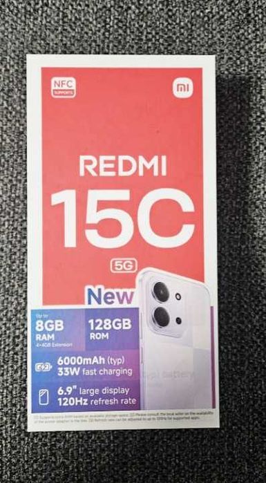REDMI 15C 24м. Гаранция