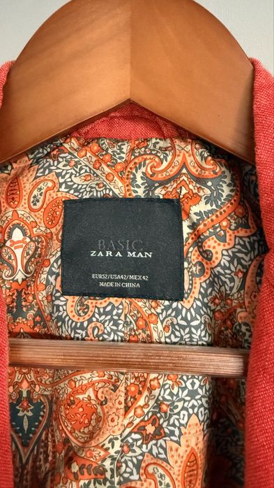 Sacou de vara din in - Zara