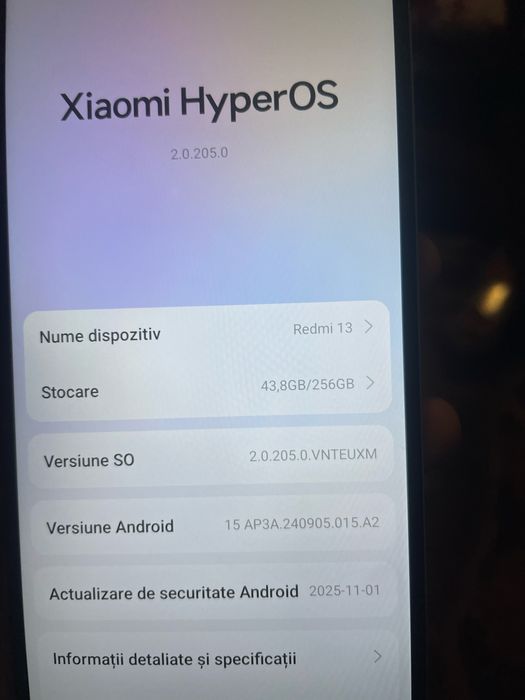 Vand sau schimb Xiomi redmi 13
