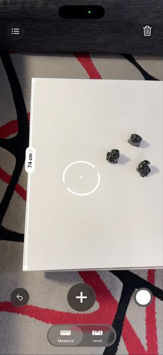 Маса бял лак MDF въртяща/2 нива