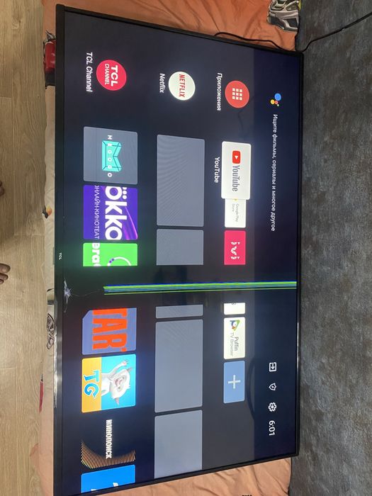 Телевизор Б/у, есть повреждение