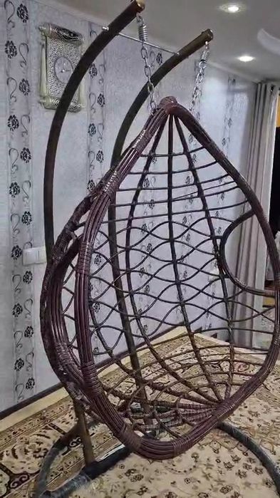 Качеля кокон из ротанга