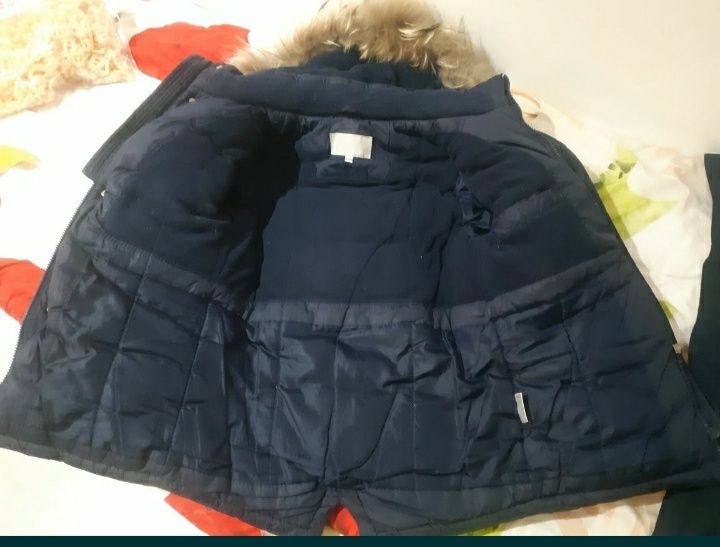 Зимняя куртка на мальчика 128см