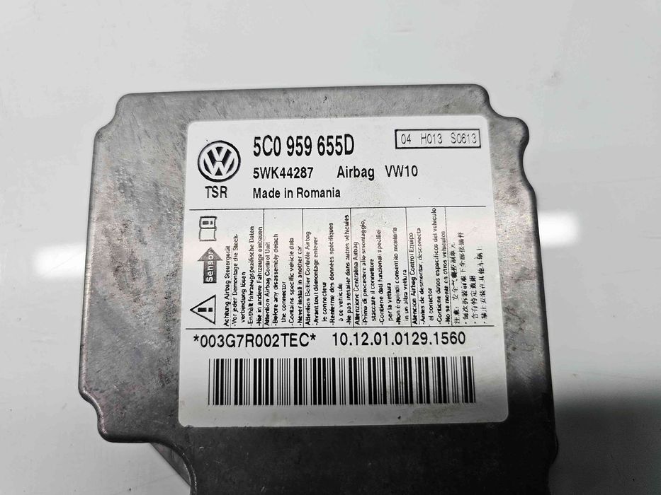 Calculator airbag Volkswagen Golf 6 (5K1) GTI [Fabr 2009-2013] 5C09596