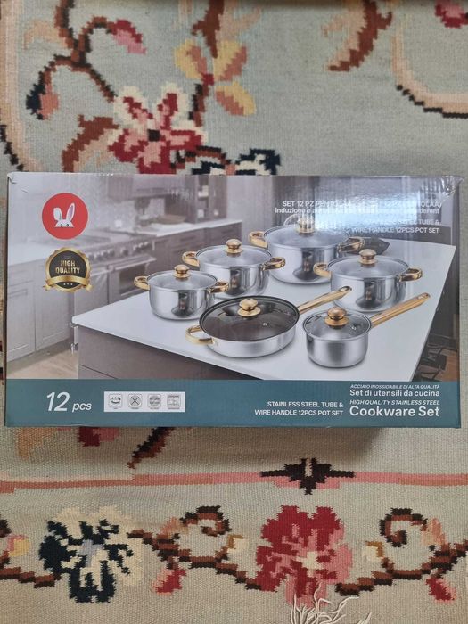 set 12 piese din inox