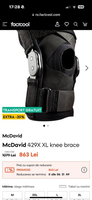 Orteza Genunchi McDavid M-L-XL
