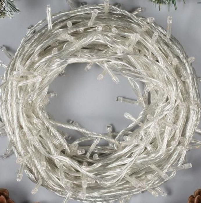 Гирлянда нить в жёлтом цвете 20метров