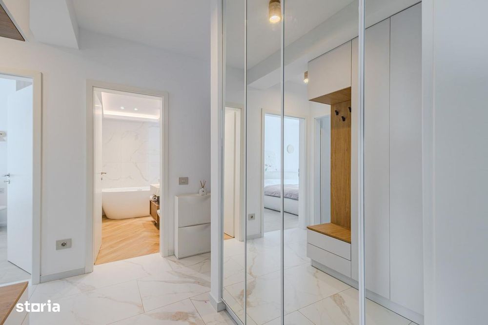 Răcădău/Cosmopolit Rise apartament 2 camere mobilat,parcare subterana
