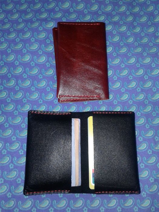 Мини кошелёк кожа картхолдер