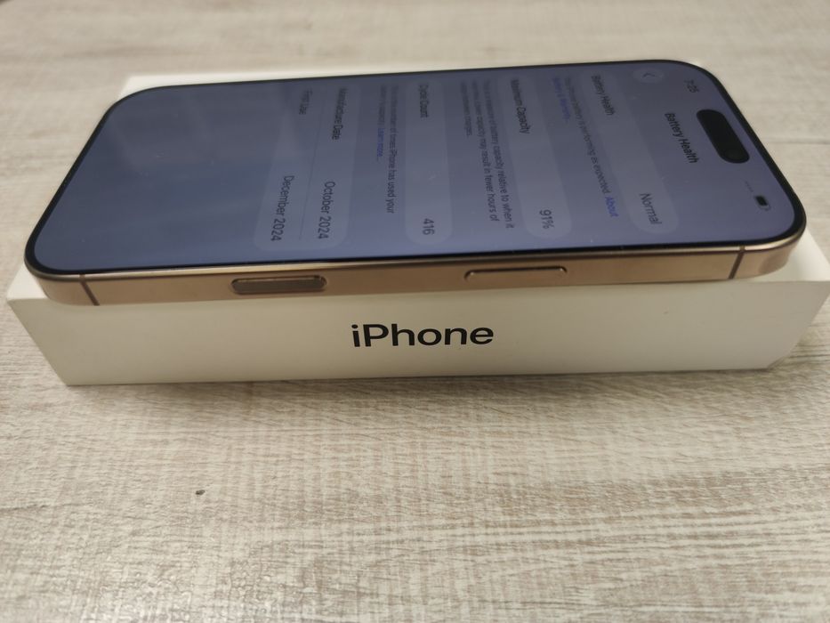 Apple iPhone 16 Pro 256GB Desert Titanium 91% Батерия! Гаранция!