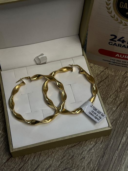 (AG42 B.12500.2) Cercei 18K 6.16gr (GARANTIE 24 LUNI)