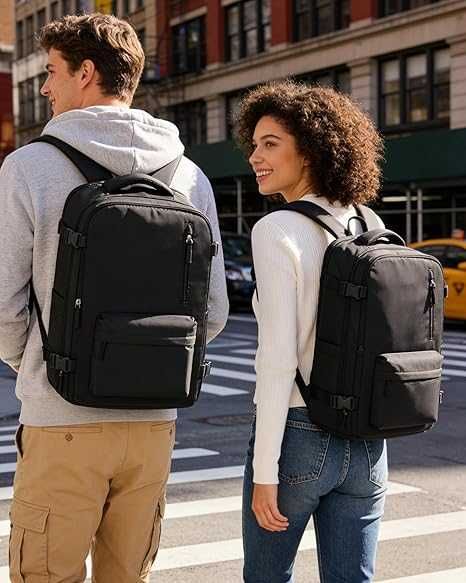 Rucsac calatorie avion cu vacuum, 47x22x31cm, NOU, Factura