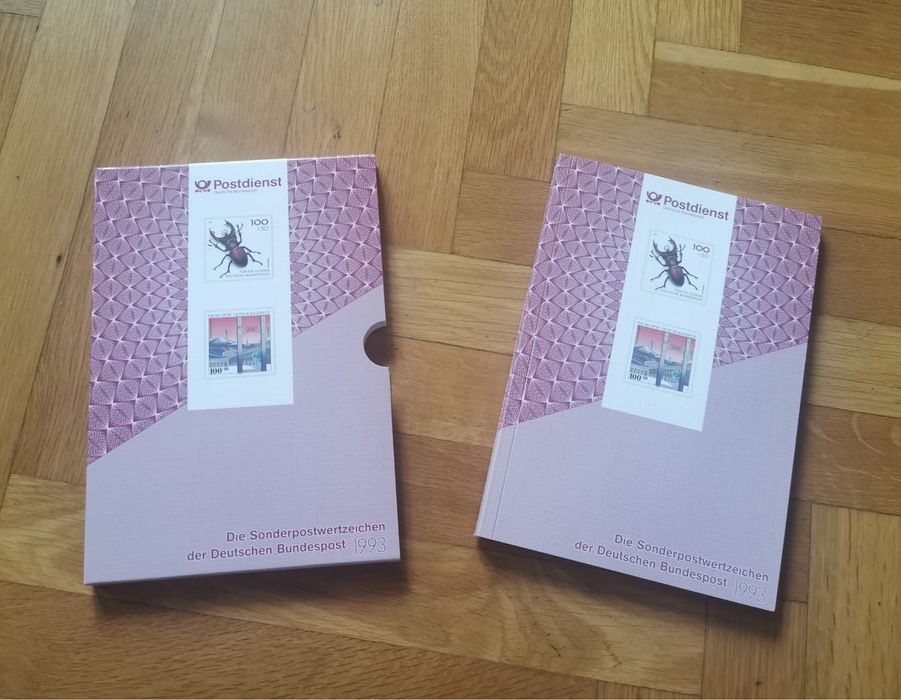 Пощенски марки Годишник 1988-92 и 93 г. на Германските федерални пощи