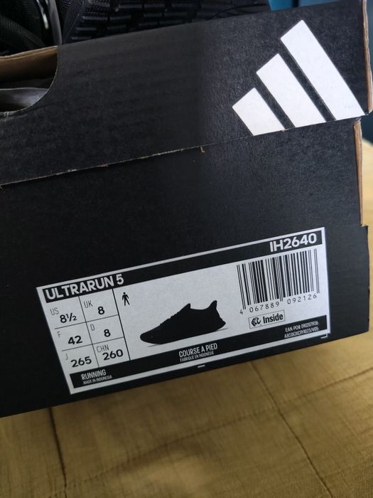 Adidas Performante Ultrarun 5 adidasi culoare negru mărimea 42