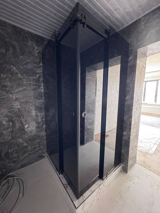 Устанавливаем душ кабины зеркала ониксы и ОРТ стёкла