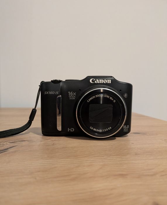 Canon SX160 IS - Дигитален Фотоапарат КАТО НОВ! Пълен Комплект