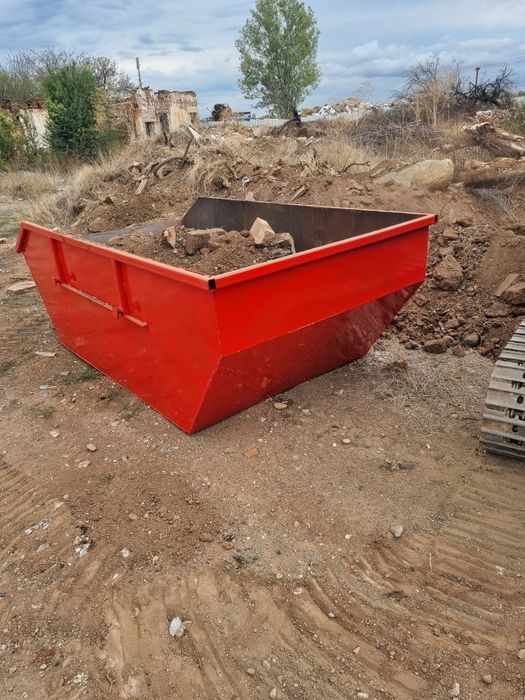 Извозване на строителни битови и растителни отпадъци с контейнери