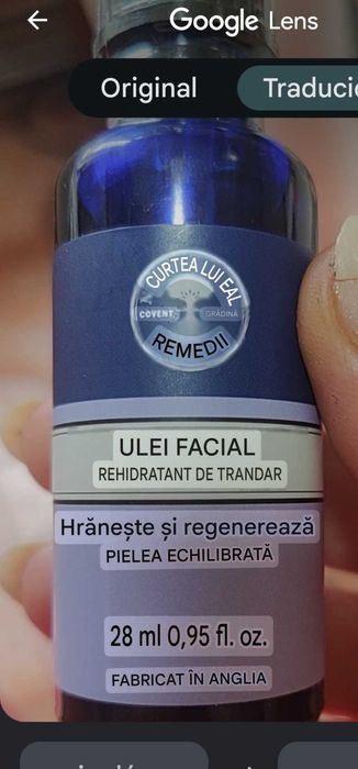 Crema de fata și ulei facial