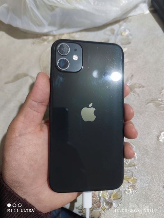 Iphone 11 64 gb batareya holati 73 %