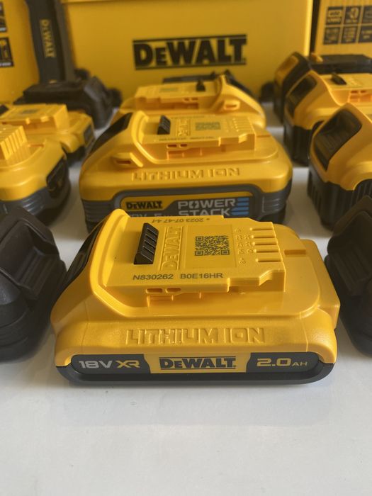 Батерии DeWALT 12V / 18V / 54V - XR / FlexVolt / PowerStack  - 2025г !
