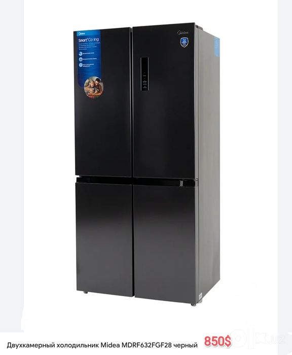 Четырехдверный холодильник Midea