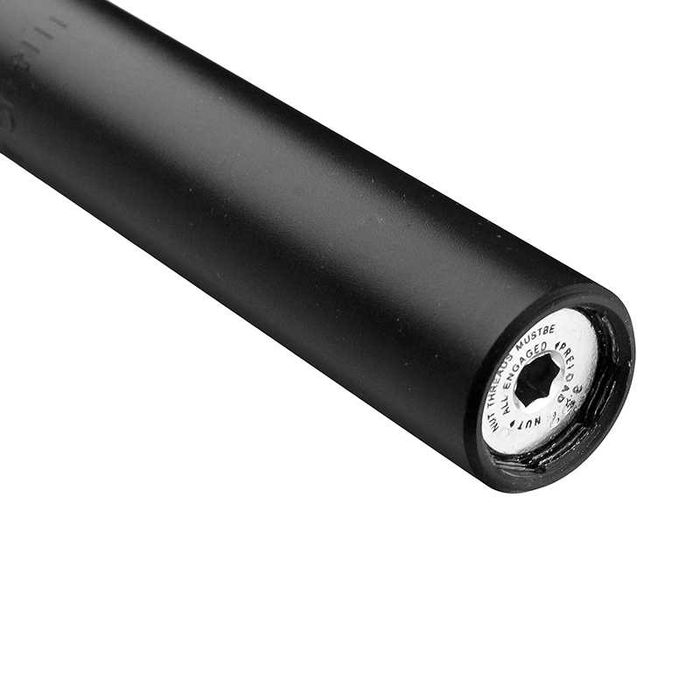 Амортисьорно колче за велосипед ZOOM, Алуминиево, Черно, 27.2 х 350мм