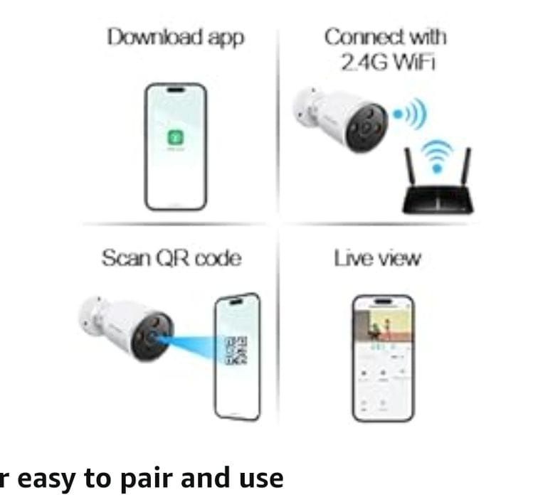 Camere de supraveghere wireless ieGeek Wireless pentru exterior wifi