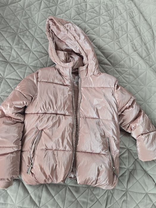 Зимно якето за момиче на 6-8 години (122-128 см)