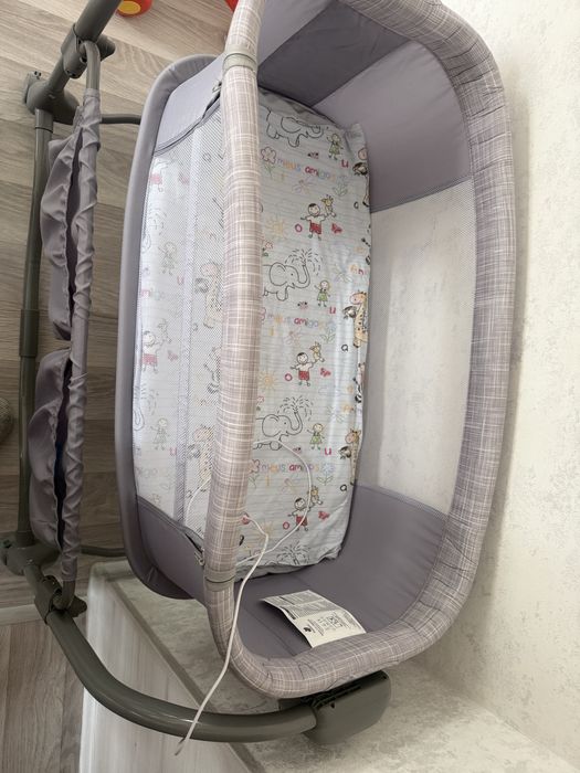 Манеж кровать электрический