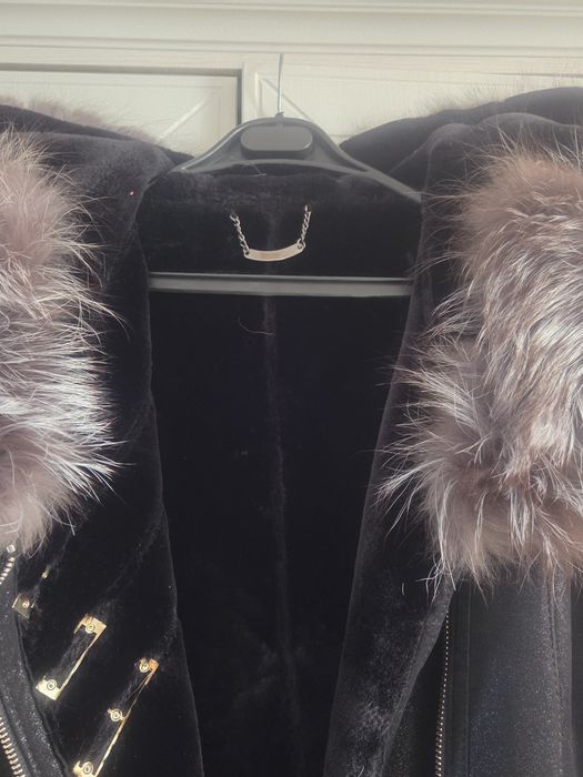 Зимняя женская дубленка