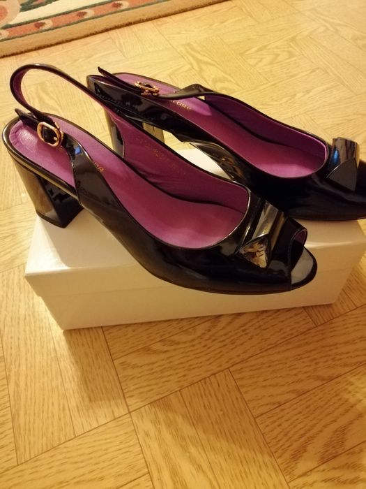 Туфли черный, лакированный