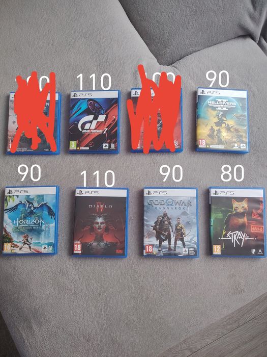 Stray , diablo 4 , Gran turismo 7  , hell divers 2 ps5