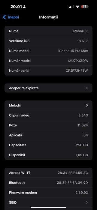 Iphone 15 Pro Max 256GB