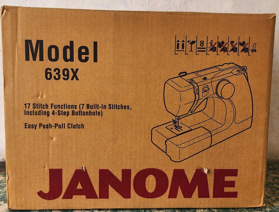 Швейная машина YANOME 639X, не рабочая