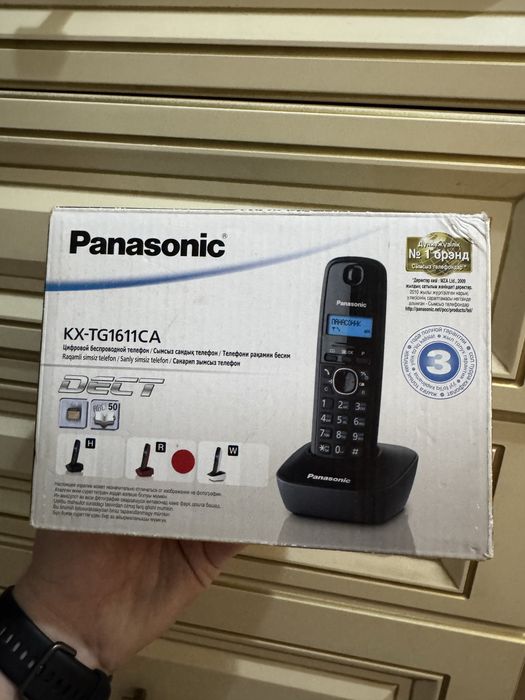 Panasonic стационарный телефон 2 штуки