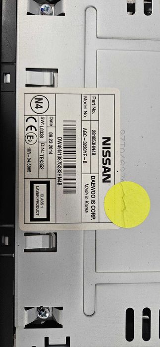 Мултимедия (радио модул) Nissan Micra 2015