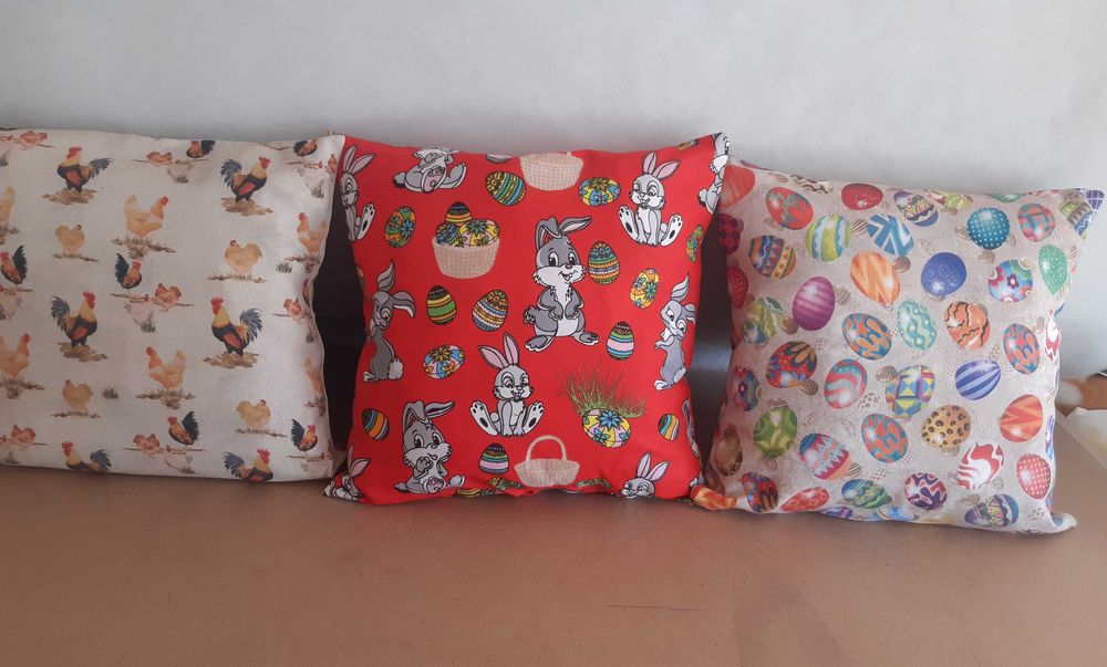 Великденски декоративни възглавнички и калъфки