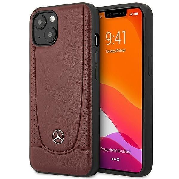 Mercedes mehcp15sarmre iphone 15 / 14 / 13 red hardcase leather urban