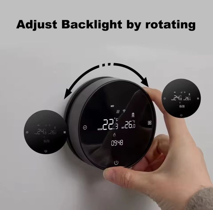 Nou Sigilat Negru Termostat Centrala Wirreles WiFi Smart