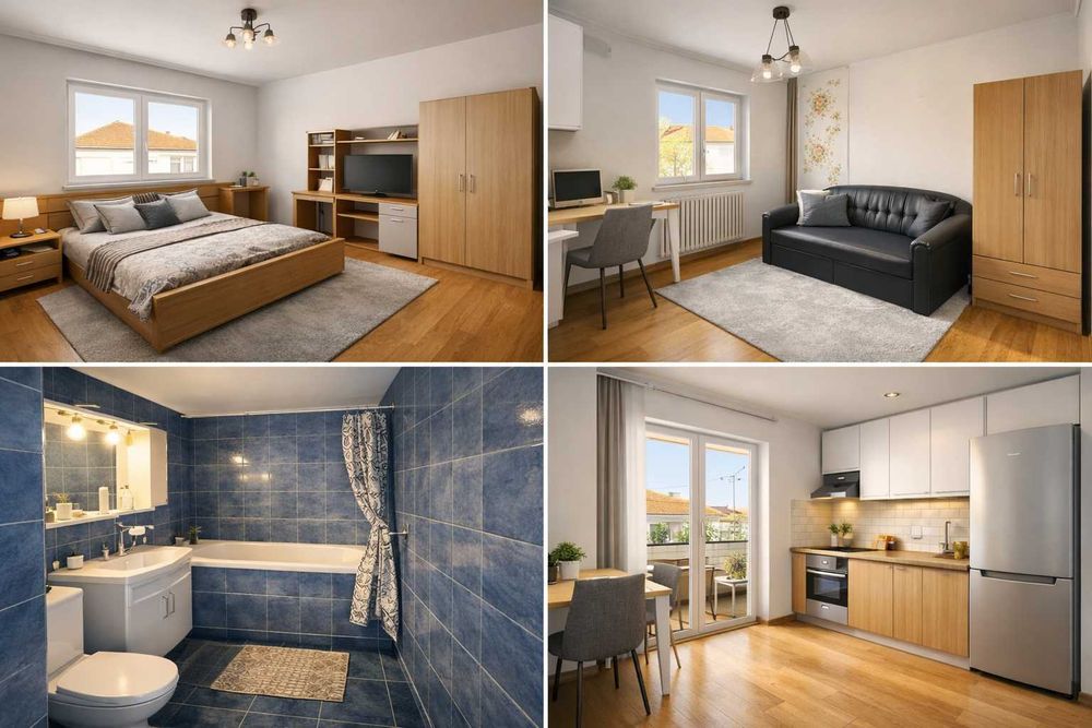 Proprietar vând apartament 3 camere, vizavi de Parcul Olosig