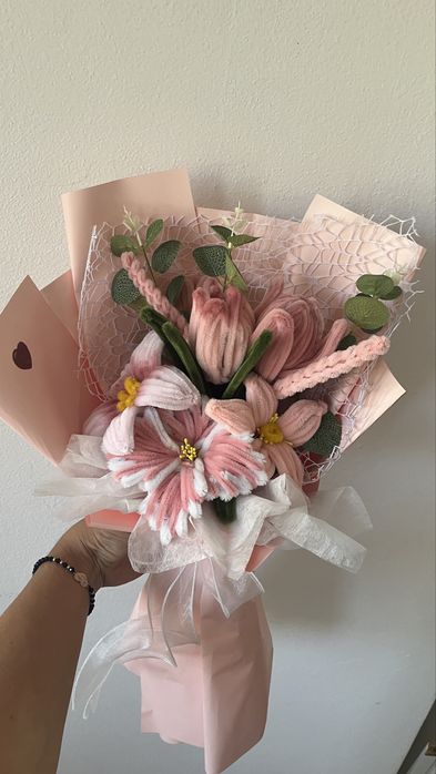 Buchet flori sarma plusata