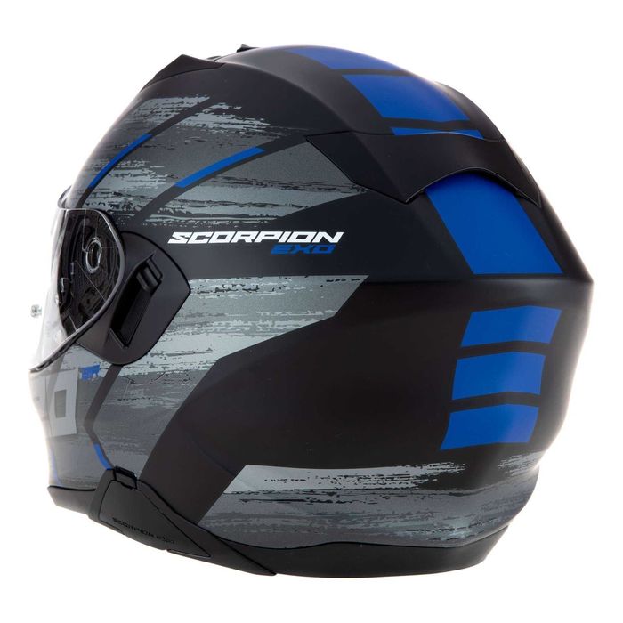 Мото Каска SCORPION EXO-520 EVO AIR Маha Blue ,очила,L 59-60,очила