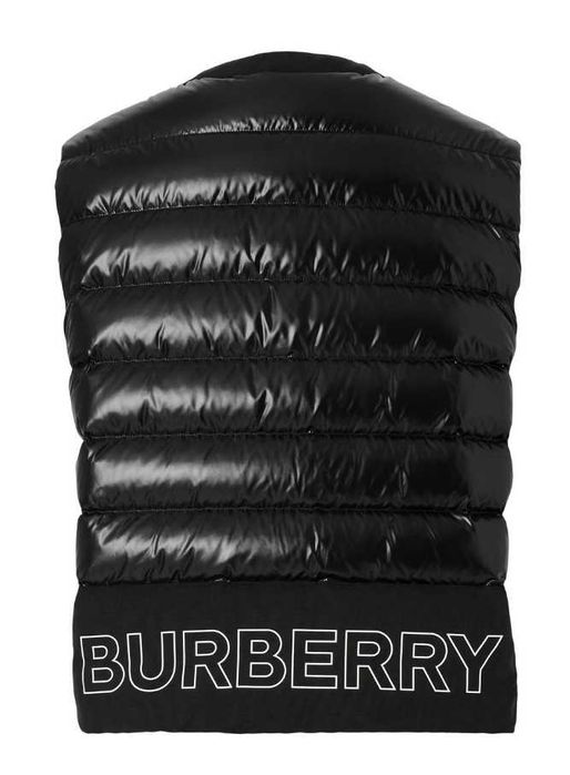 Vesta BURBERRY Logo-print padded gilet