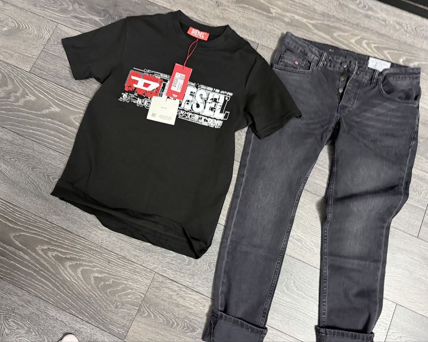 Blugi barbati hugo diesel dsq2  2 piese blugi si tricou