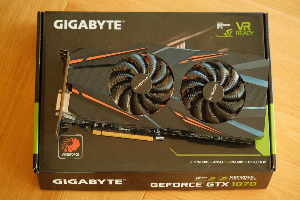 Placă video Gigabyte NVIDIA GeForce GTX 1070 8GB