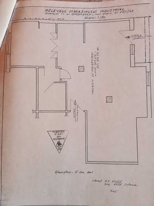 Apartament de vănzare/ închiriere parter