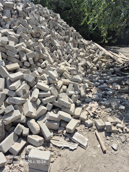 Кирпич силикатный б/у